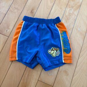 Vintage Y2K Disney Winnie the Pooh Tigger Track Athletic Shorts 0-3 Months Blue